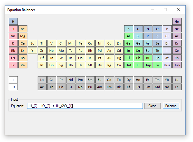 Equation Input