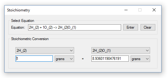 Equation Entered